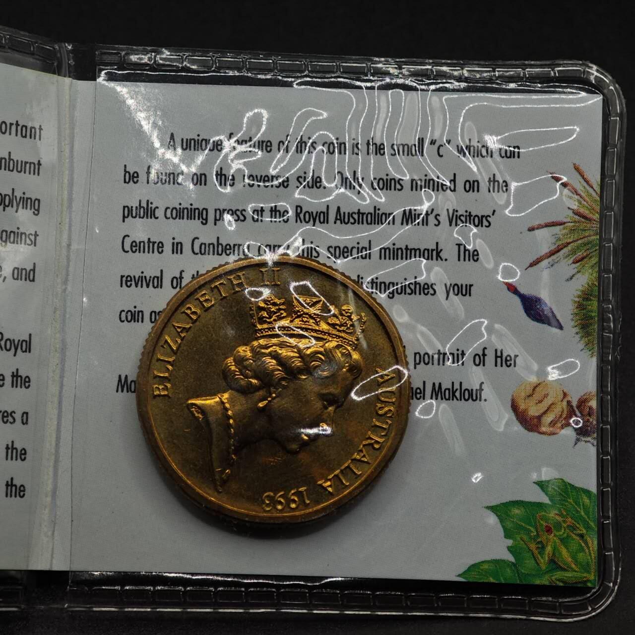 【淘币小摊】实时拍第八百九十二拍   散币场    每周一统一发货 澳大利亚1993年水资源1元纪念币