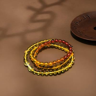 碧月说宝.君子怀瑾·当代和田玉清风专场(九) 俄料金珀彩虹连项链