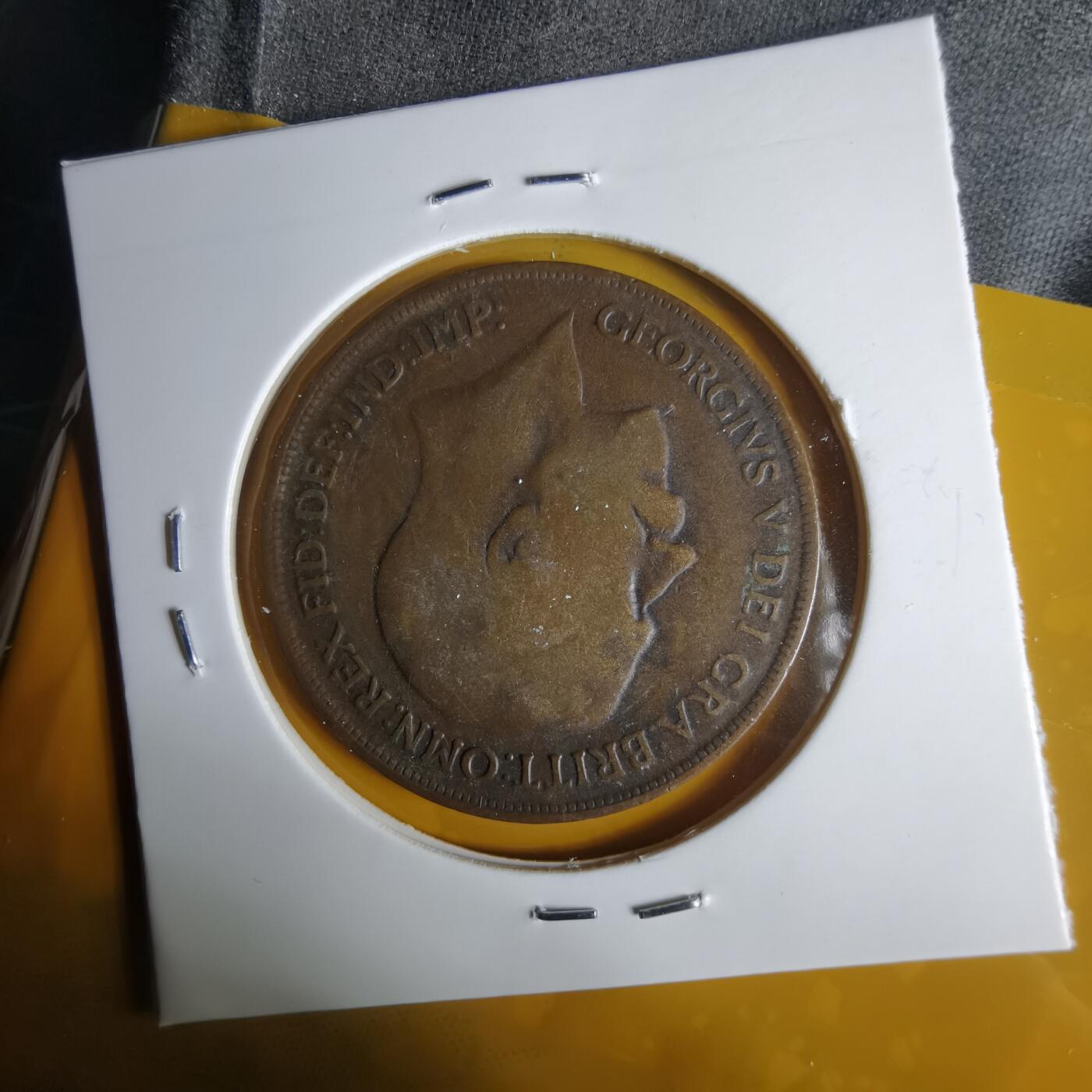 沼泽如烟--第1057场 英国1919年1便士