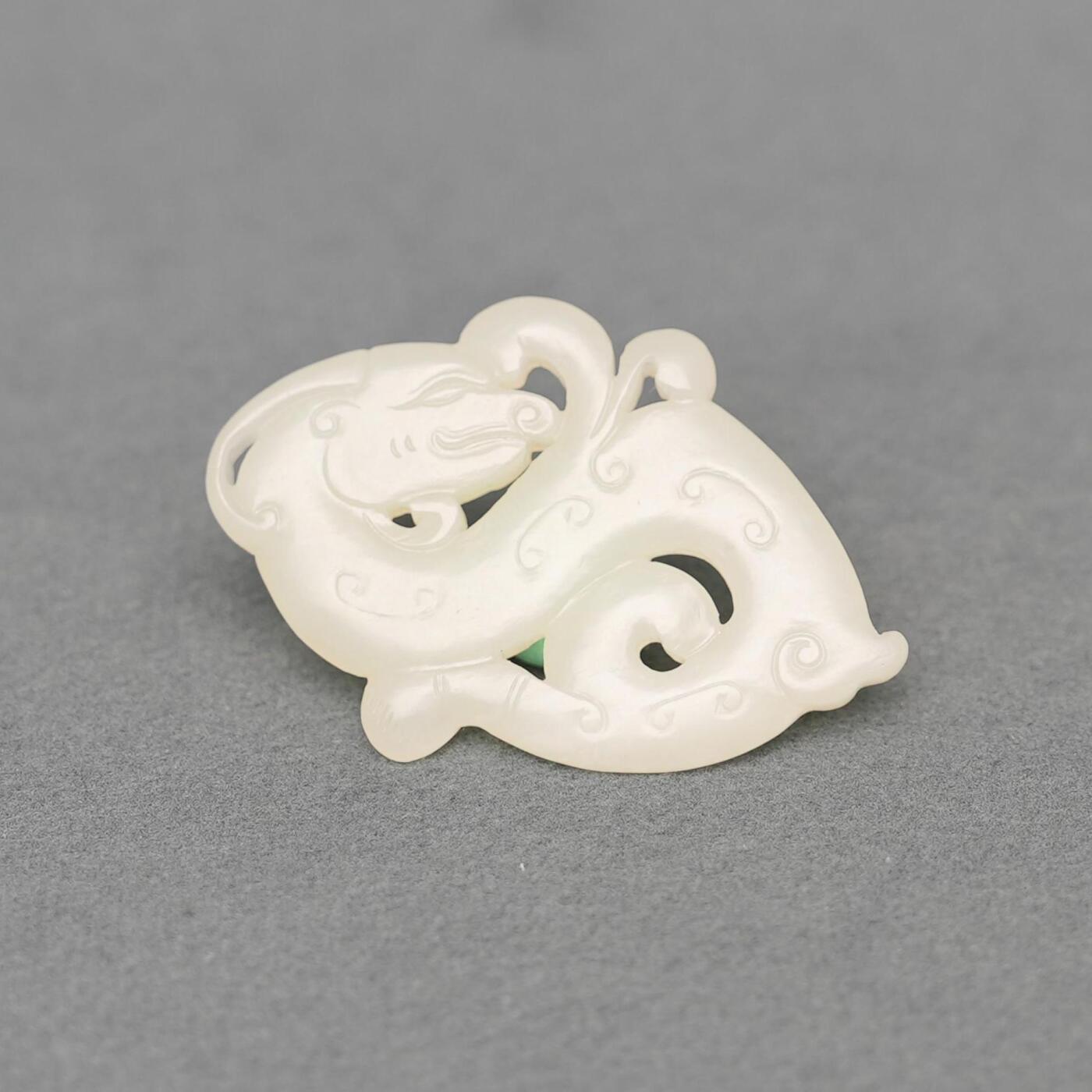 碧月说宝.韫玉流光-南京文物公司明清玉器专场（一） 玉龙佩