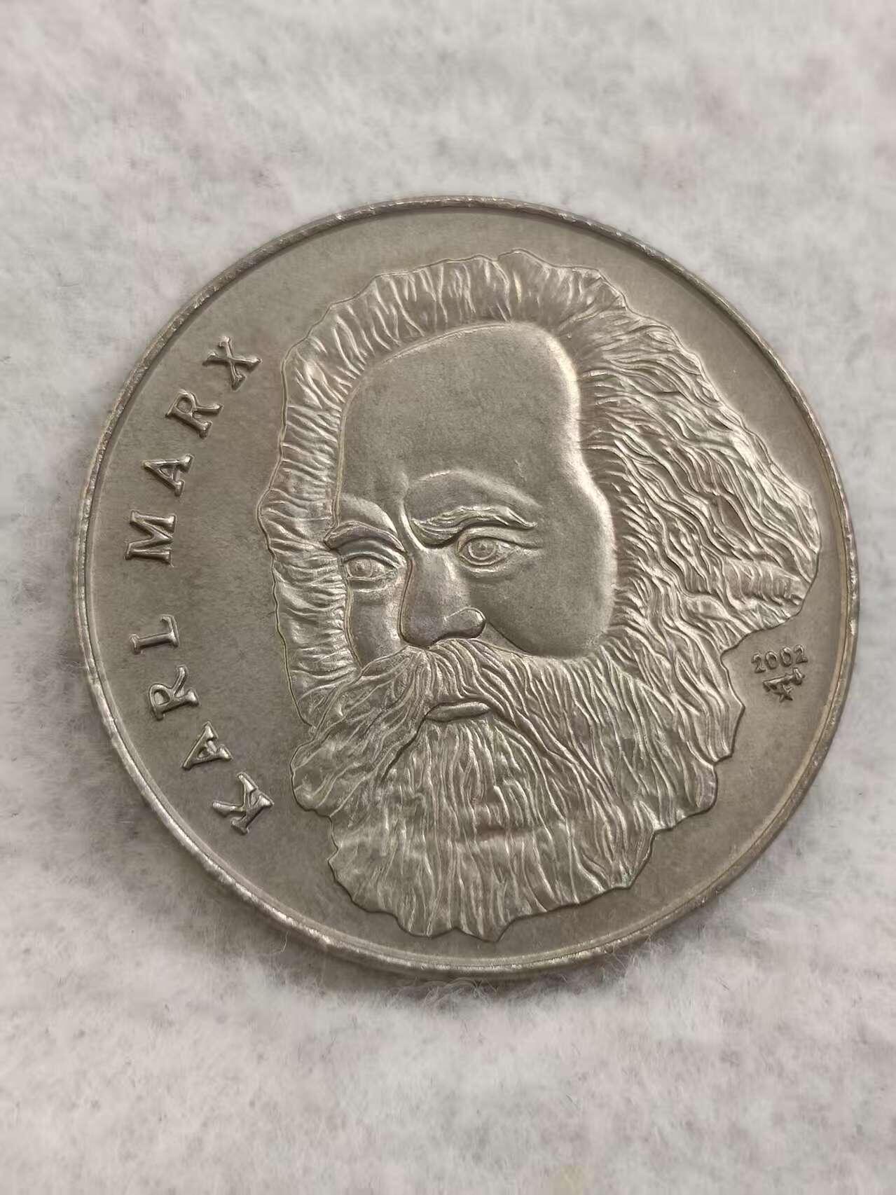 G&W世界散币，银币处理专场（第48场） 古巴2002年1比索   卡尔 马克思 克朗型