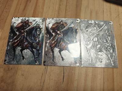 寸草不生 马年拍卖第三期 GOGOGO   张建东水浒 第二弹  原色 水墨 线稿 粗闪 一组 锦毛鼠 燕顺