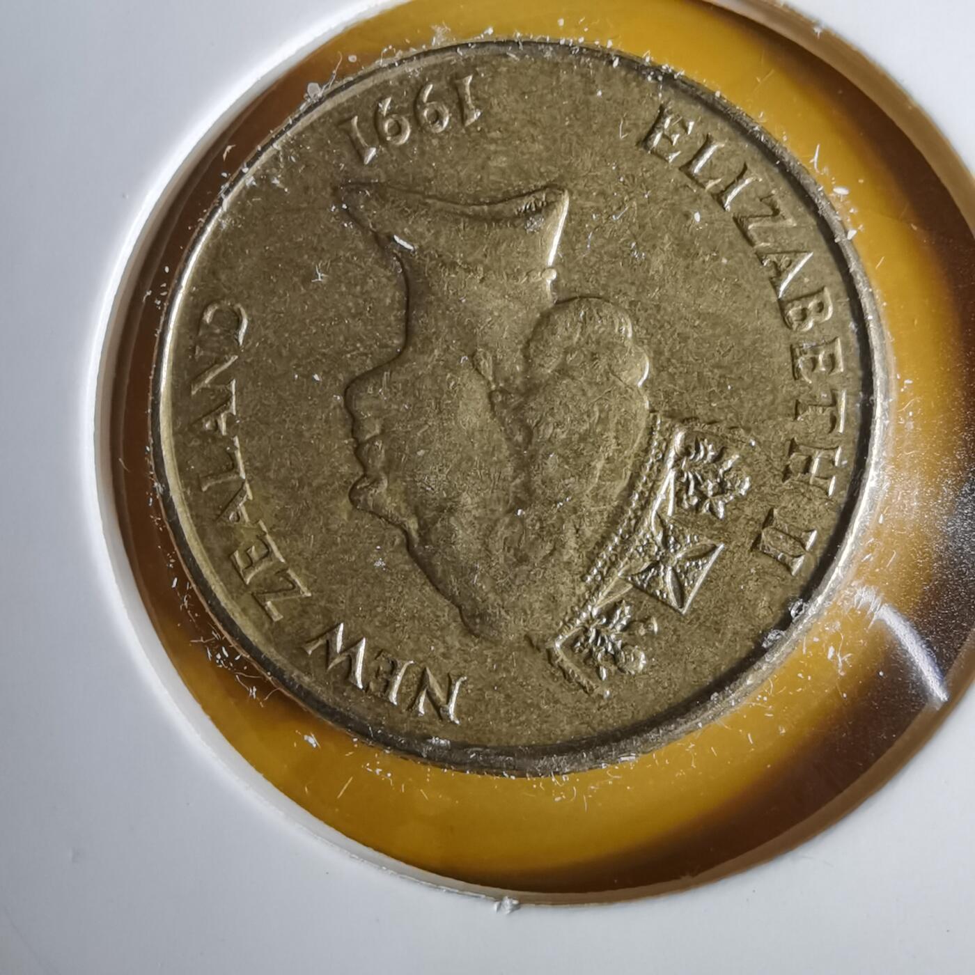 沼泽如烟--第1057场 新西兰1991年一元