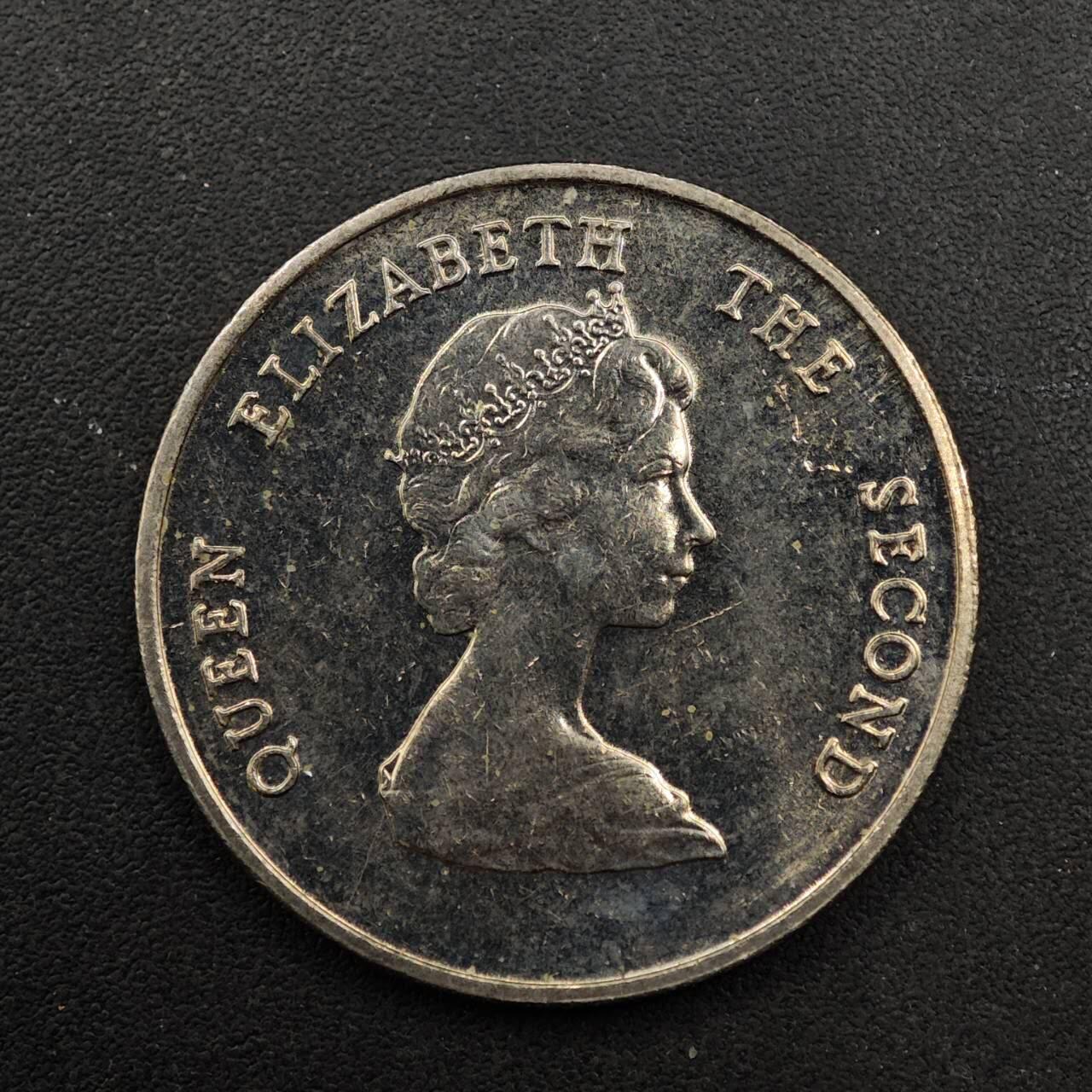 【淘币小摊】实时拍第八百九十二拍   散币场    每周一统一发货 东加勒比1986年25分镍币