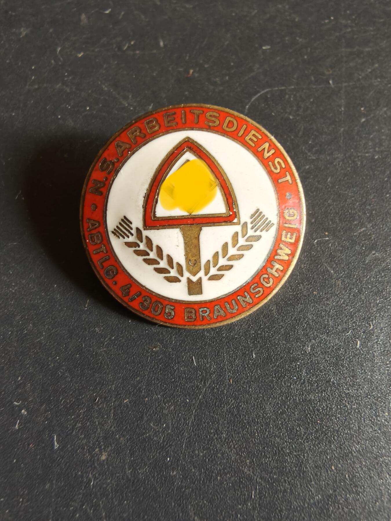 老王徽章第192期 德三帝国劳役团4/305分队证章