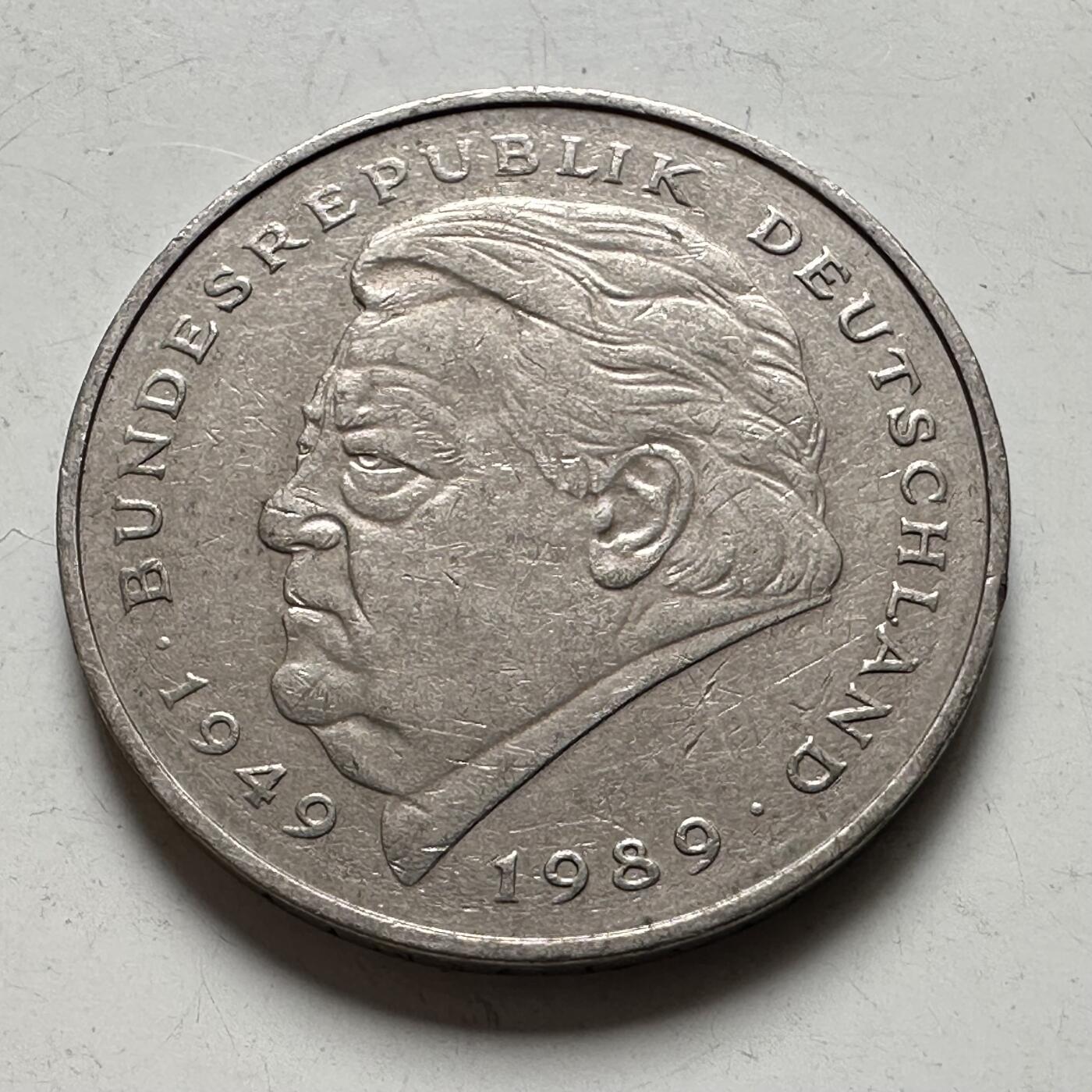 🌹外币初藏🌹🐯2026年第43场   每周二四六晚8️⃣点  世界硬币 德国1990年2马克