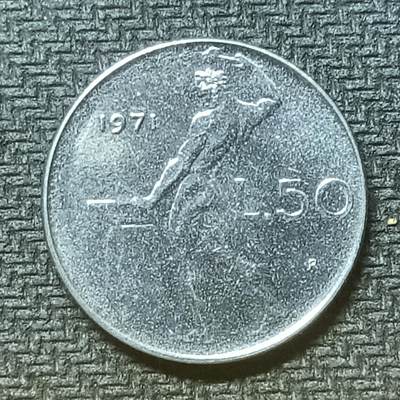 逸泉钱币2026第十九场世界钱币纪念币B2310-2754 2375意大利1971年50里拉