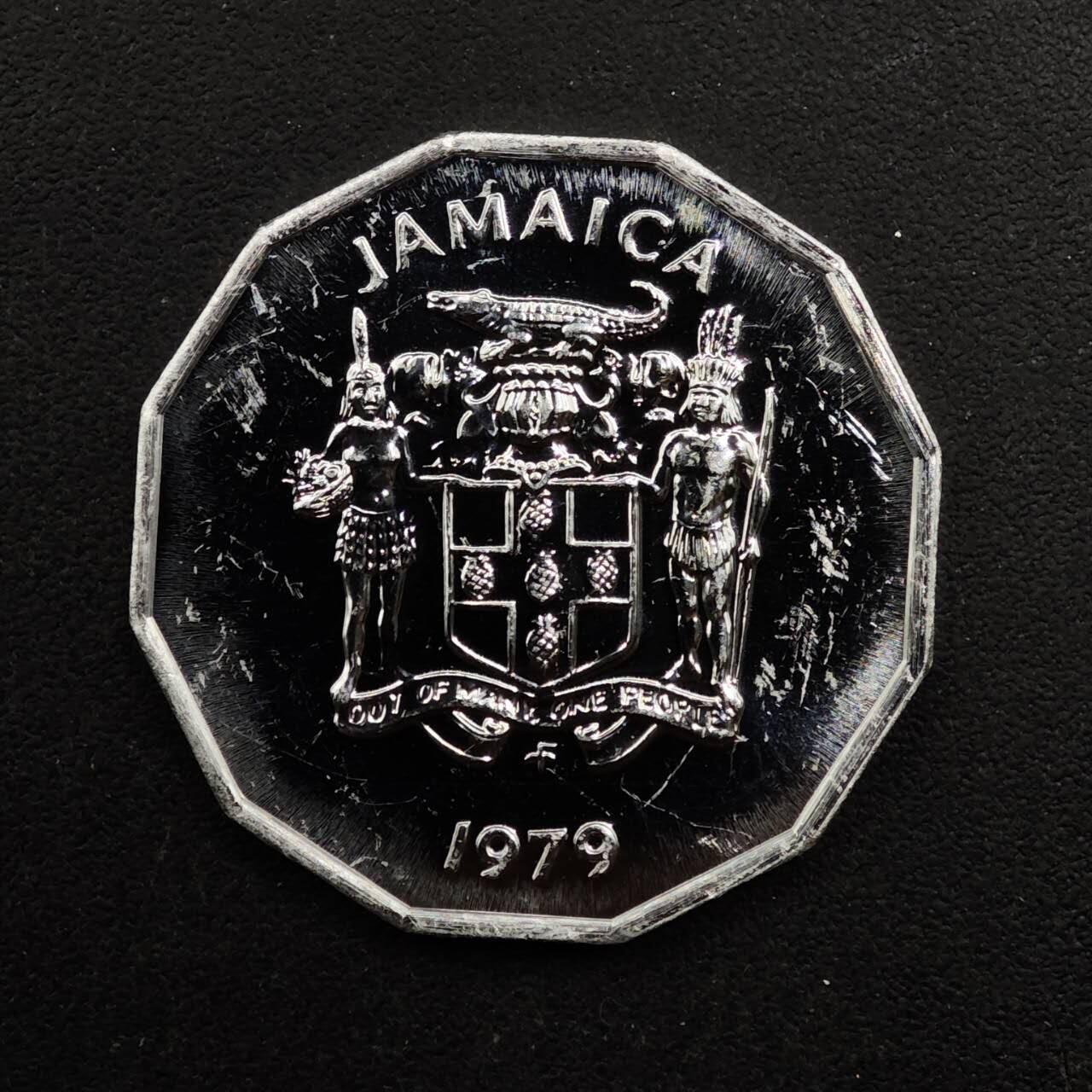 【淘币小摊】实时拍第八百九十二拍   散币场    每周一统一发货 牙买加1979年1分fao纪念币铝币