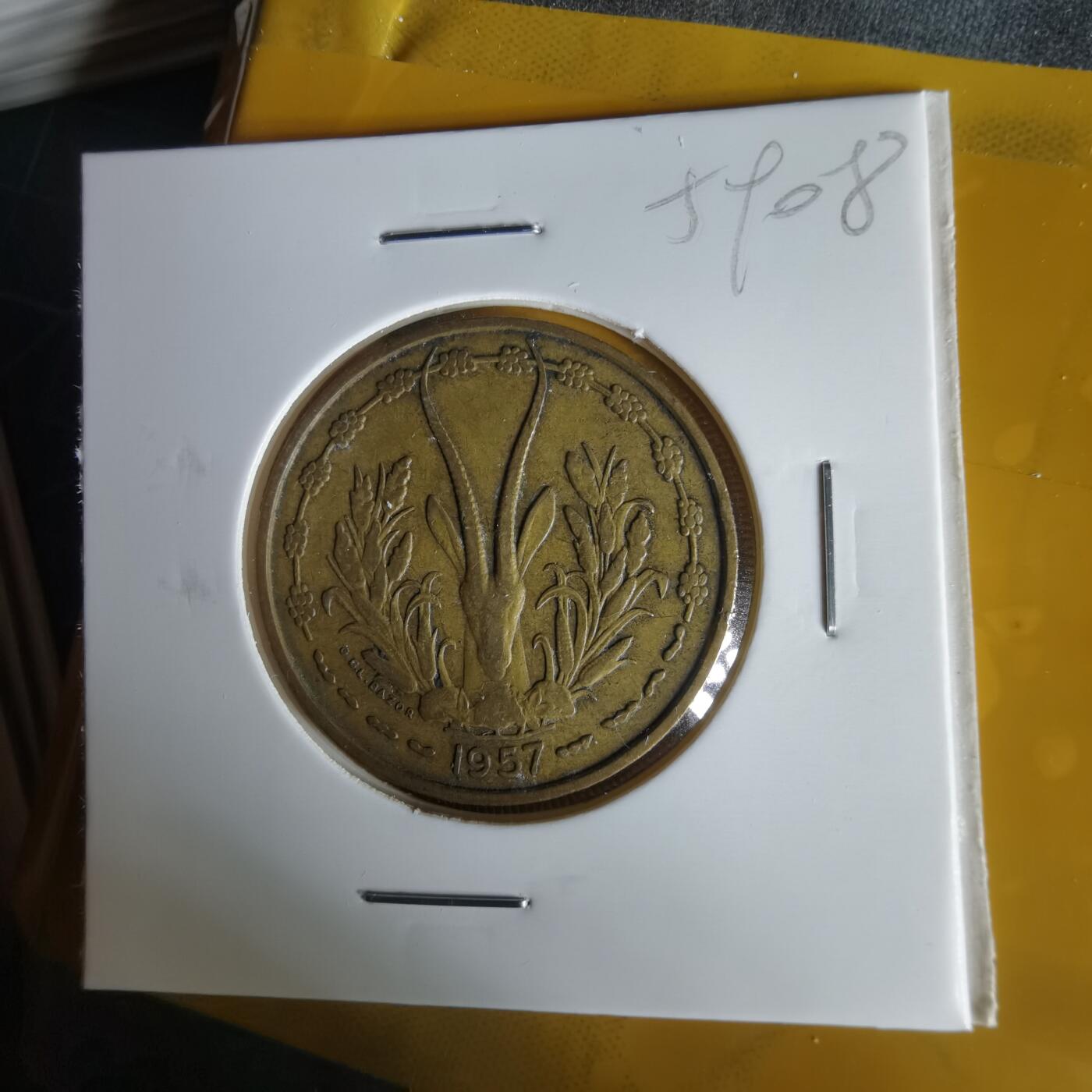 沼泽如烟--第1059场 多哥1957年25法郎