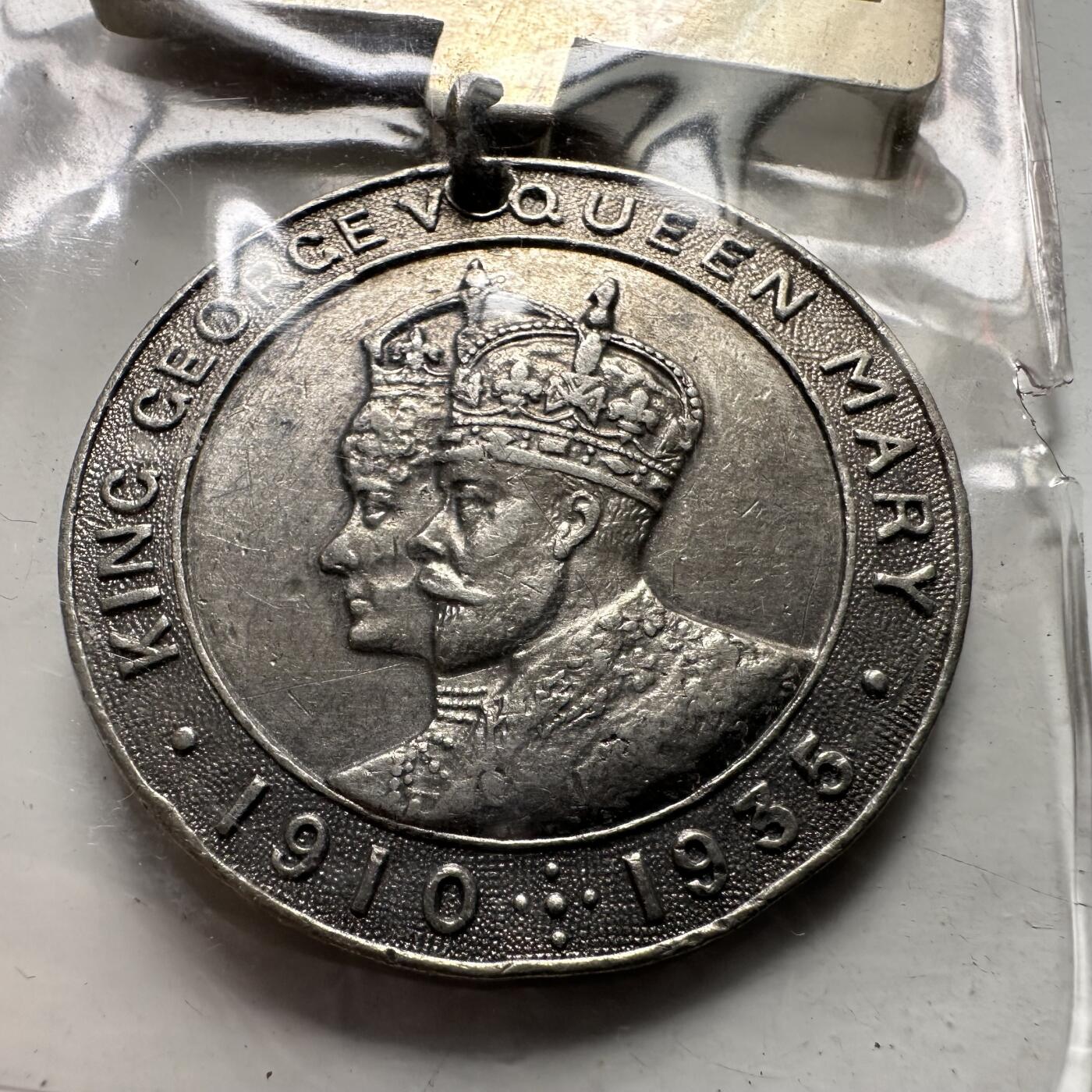 🌹外币初藏🌹🐯2026年第43场   每周二四六晚8️⃣点  世界硬币 英国 1935年 乔治五世与玛丽王后银禧纪念奖章 38.7毫米