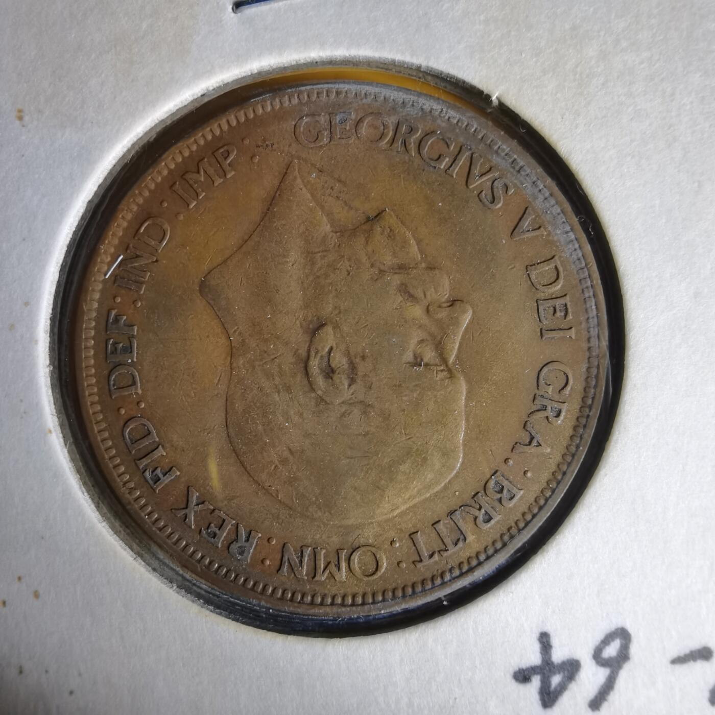 沼泽如烟--第1059场 英国1929年1便士