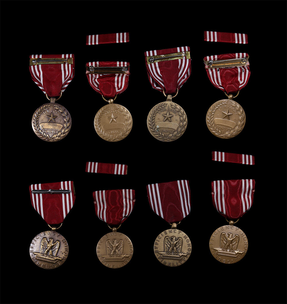 南京三省2026年春季拍卖会 世界币章&现代币 近代美国陆军良好品行奖章（一组四枚）