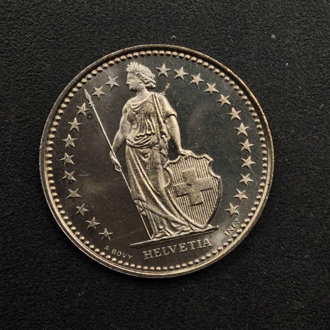 【淘币小摊】实时拍第八百九十二拍   散币场    每周一统一发货 瑞士1984年1/2法郎镍币