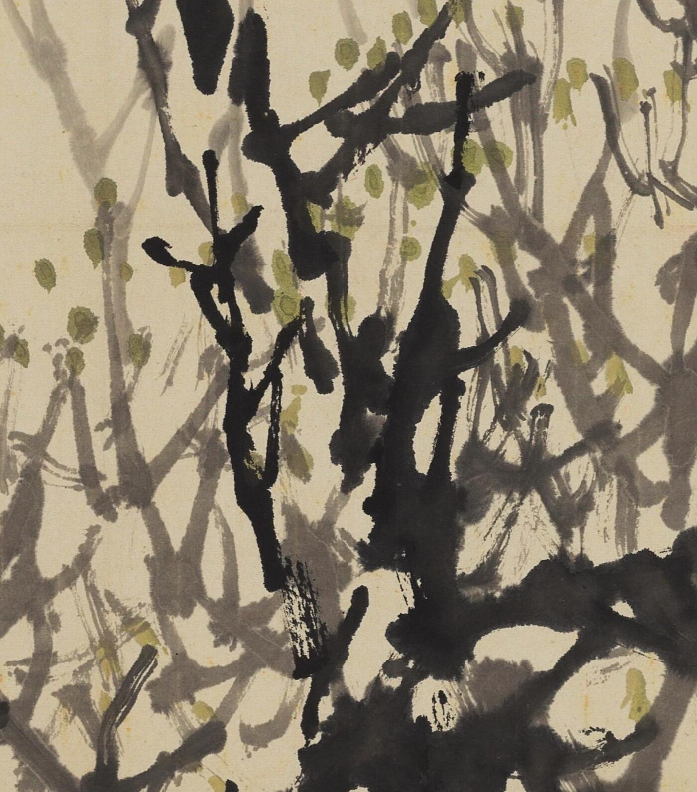 碧月说宝.当代书画专场一 孙其峰 梅雀图