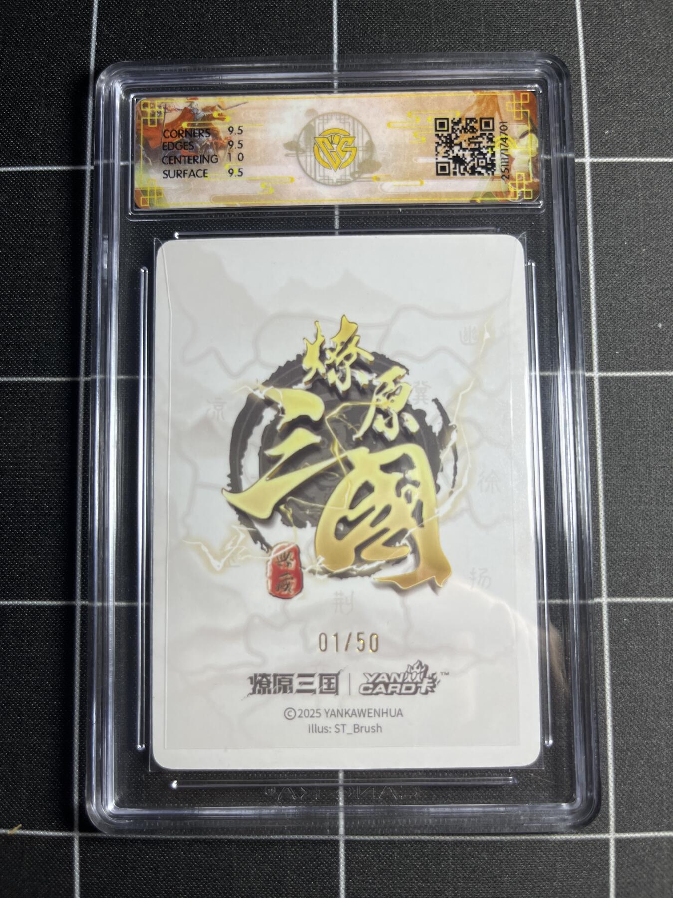 欢迎送拍、零成本上架，释放现金流，合理分配上拍卡品 【浮雕折光1/50】ST刷子 大乔（异画） 10g 焱卡文化＆燎原三国