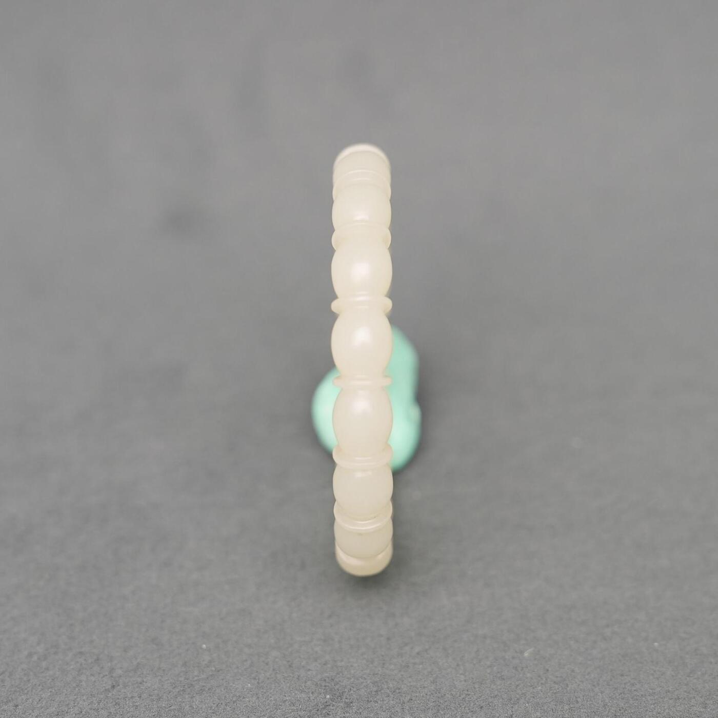  碧月说宝.韫玉流光-南京文物公司明清玉器专场（二） 玉连珠纹手镯