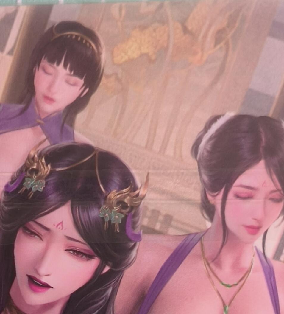 C先生卡牌 第27期 持续收拍品中…零手续费代拍 【彩闪】嘎嘎鸭《古风系列》3张 艺术卡