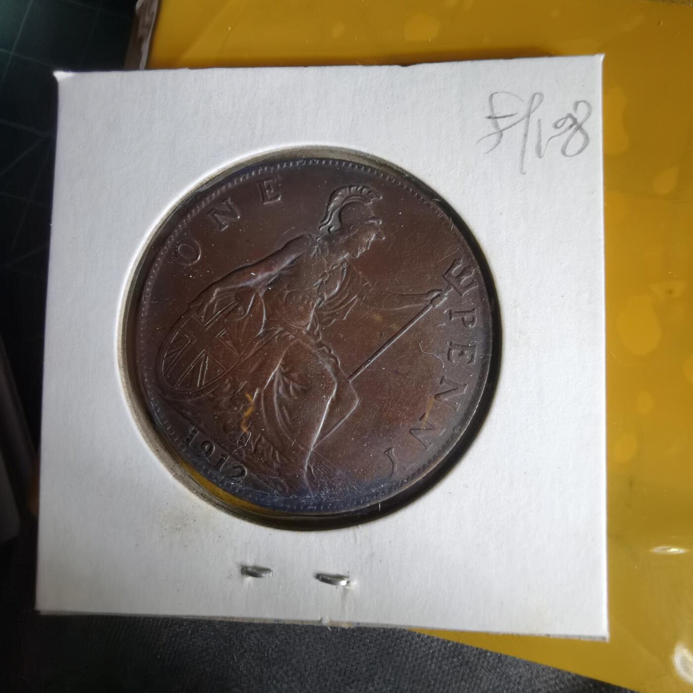 沼泽如烟--第1059场 英国1912年1便士