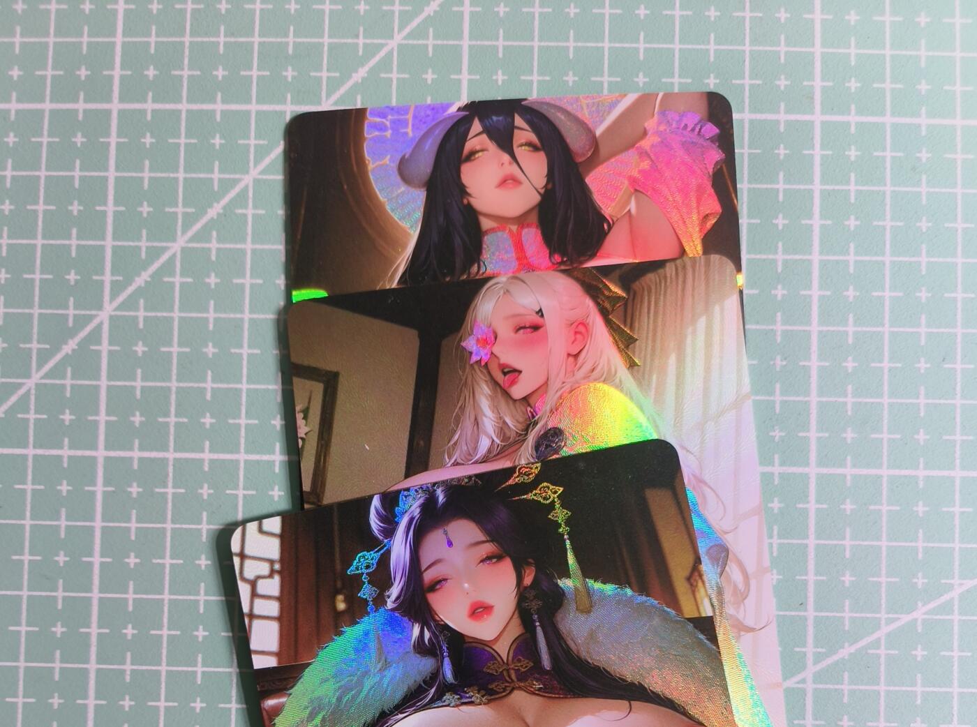 C先生卡牌 第27期 持续收拍品中…零手续费代拍 【彩闪】墨卡文化《大雷芳华》3张 艺术卡