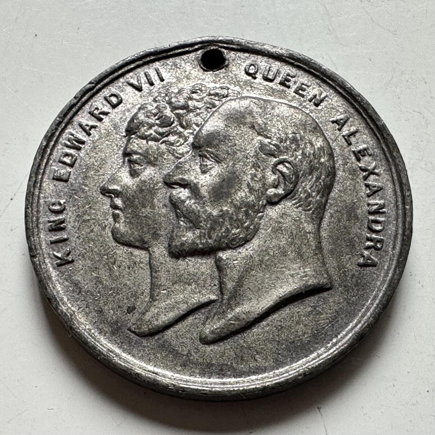 🌹外币初藏🌹🐯2026年第43场   每周二四六晚8️⃣点  世界硬币 英国 1902年 爱德华七世与亚历山德拉王后加冕纪念章 32.2毫米