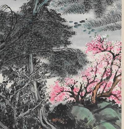 碧月说宝.近现代书画专场（九） 尤小云 春溪放舟