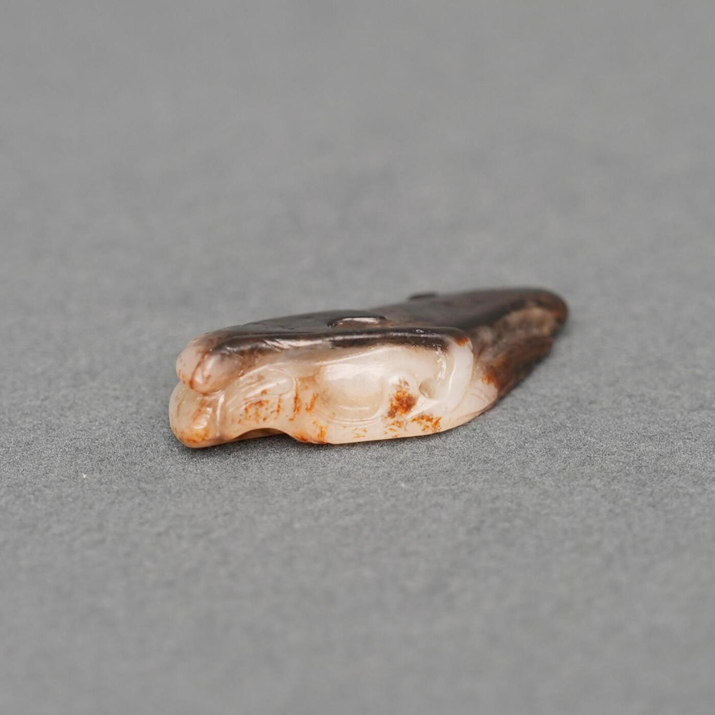  碧月说宝.韫玉流光-南京文物公司明清玉器专场（二） 沁色 菱角