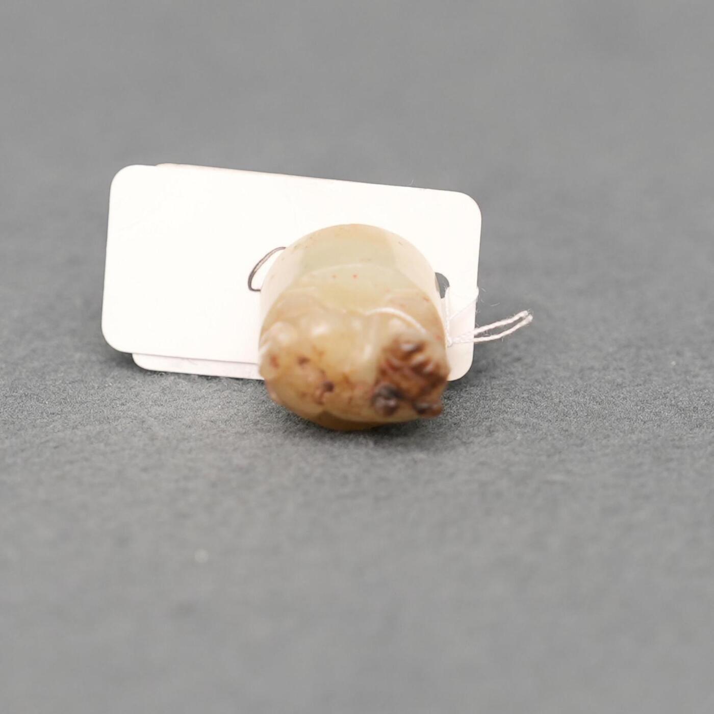  碧月说宝.韫玉流光-南京文物公司明清玉器专场（二） 沁兽钮圆印