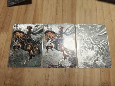 寸草不生 马年拍卖第三期 GOGOGO   张建东水浒 第二弹  原色 水墨 线稿 粗闪 一组 锦豹子  杨林