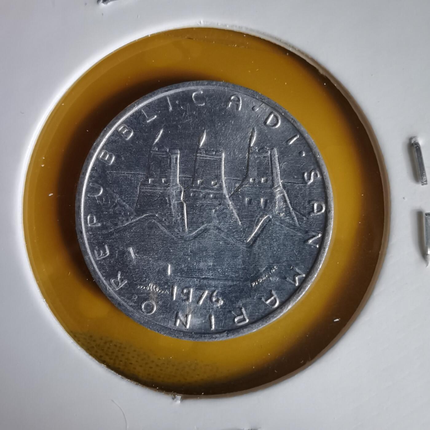 沼泽如烟--第1059场 圣马力诺1976年5里拉FAO