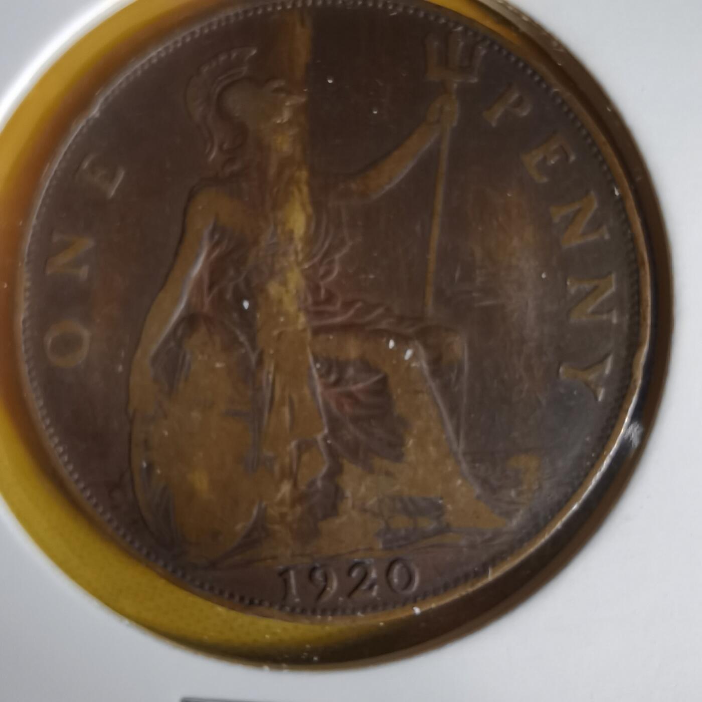 沼泽如烟--第1059场 英国1920年1便士