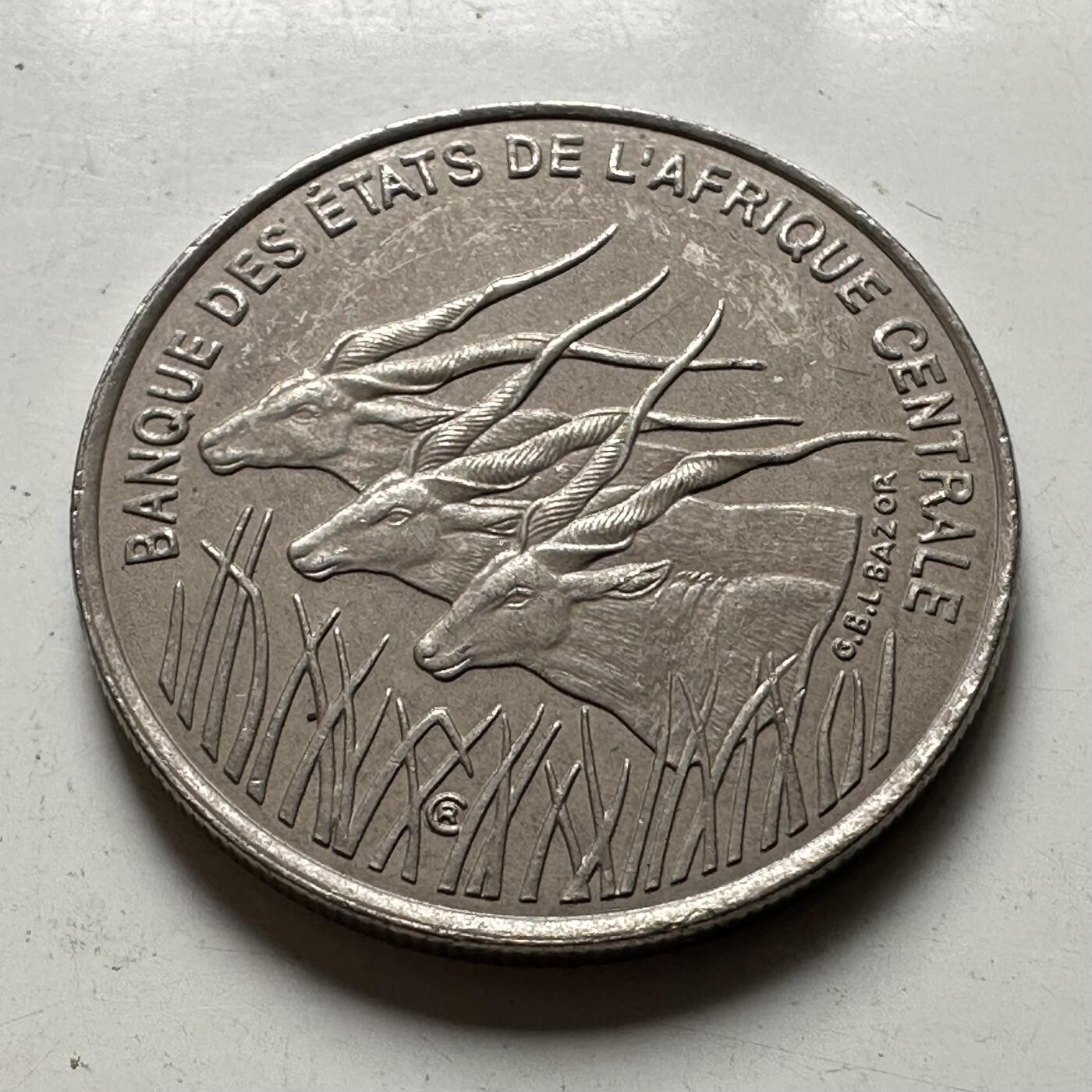 🌹外币初藏🌹🐯2026年第43场   每周二四六晚8️⃣点  世界硬币 中非共同体 1996年 100法郎