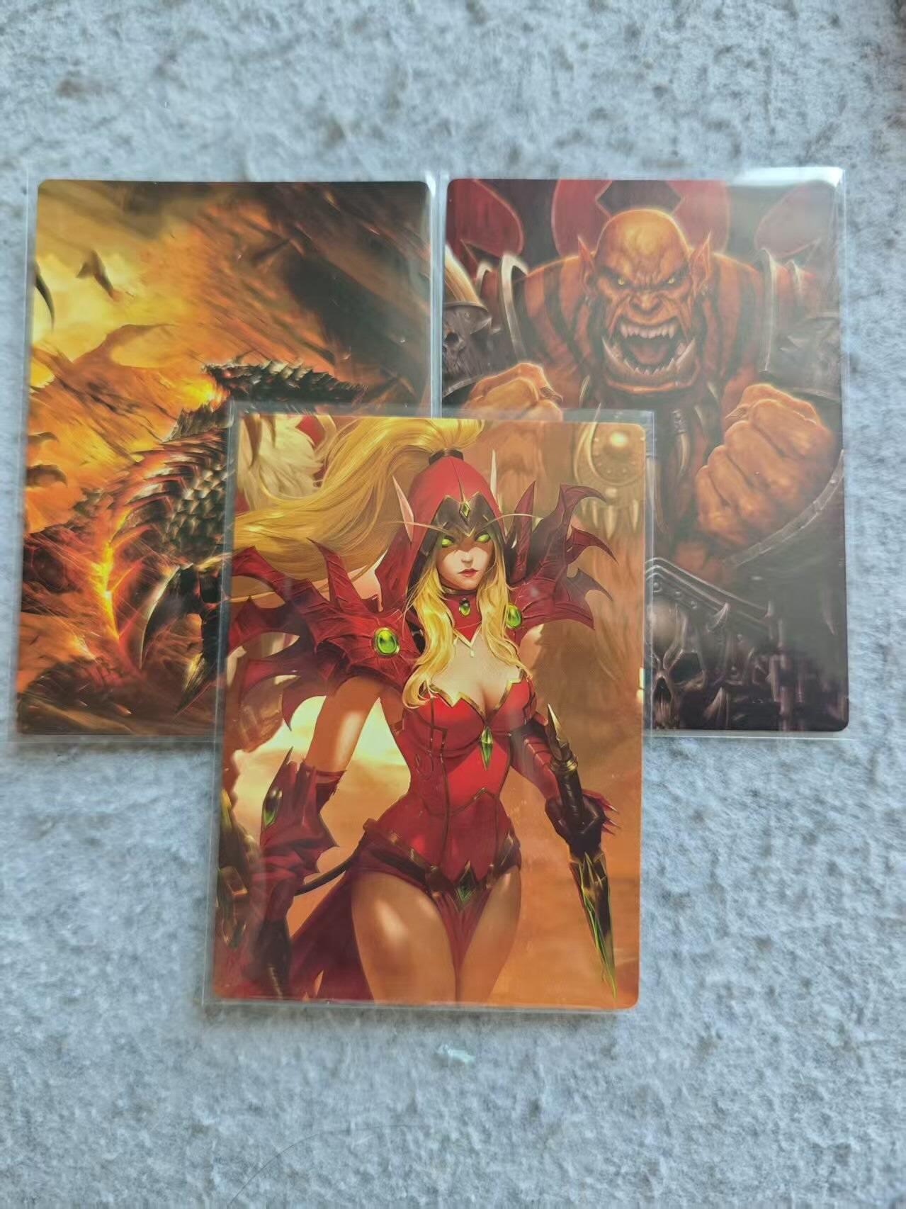 龙虎卡牌-八三场（满200元包邮，无佣金，每周六结拍，欢迎送拍） 粗闪3张 奇点 炉石传说英雄