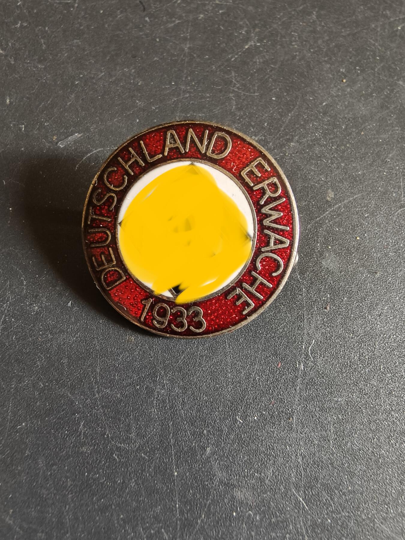 老王徽章第192期 德三1933德国觉醒口号证章