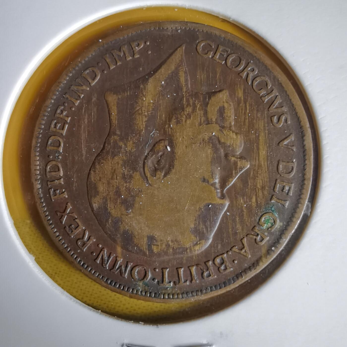 沼泽如烟--第1059场 英国1920年1便士