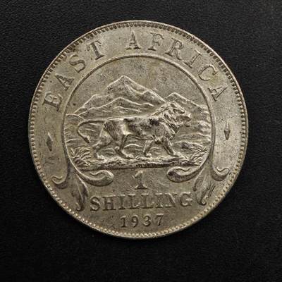 【淘币小摊】实时拍第八百九十二拍   散币场    每周一统一发货 - 英属东非1937年乔治六世1先令银币