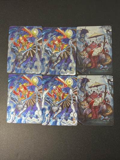 NO.30 好又多金牌大场，每周一站式配齐，方便凑单！（周6晚9点截拍，卖家送拍0抽成！） - 焱卡 问道东方 古月 周胜 钟馗 粗闪+浮雕粗闪 6张