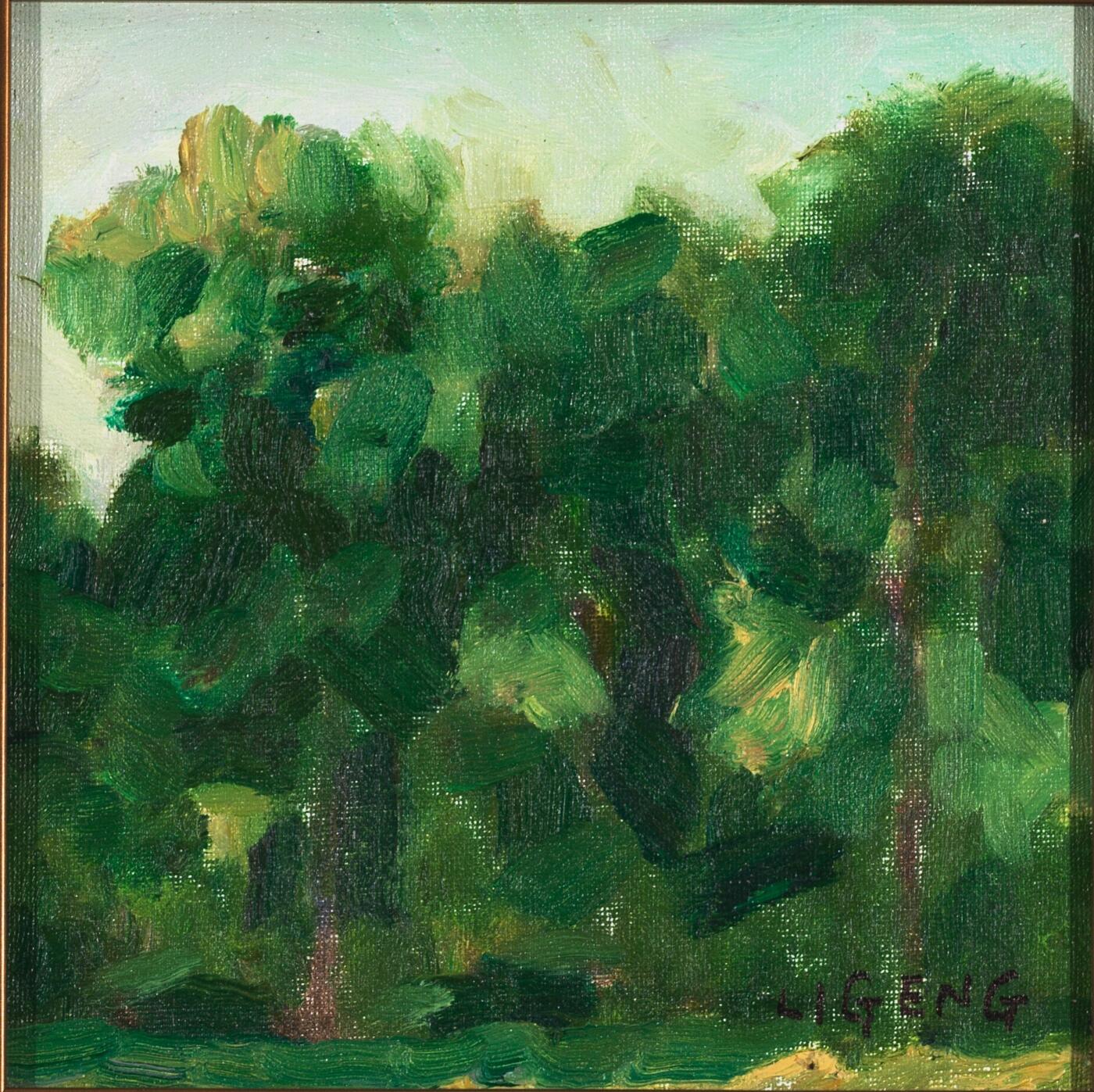 碧月说宝.当代书画专场一 李庚 风景