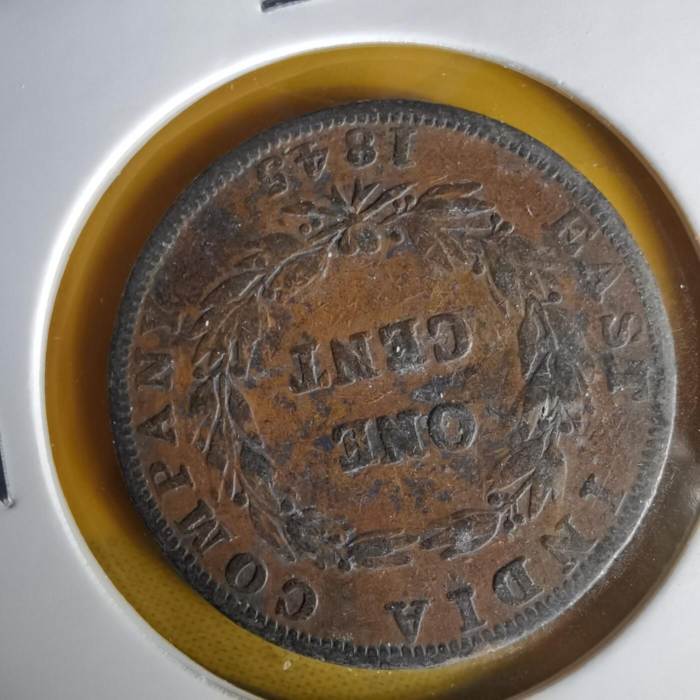 沼泽如烟--第1059场 东印度公司1845年一分