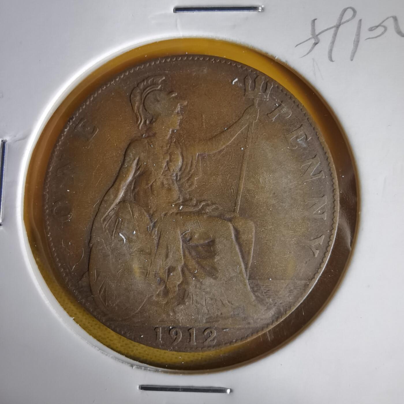 沼泽如烟--第1059场 英国1912年1便士