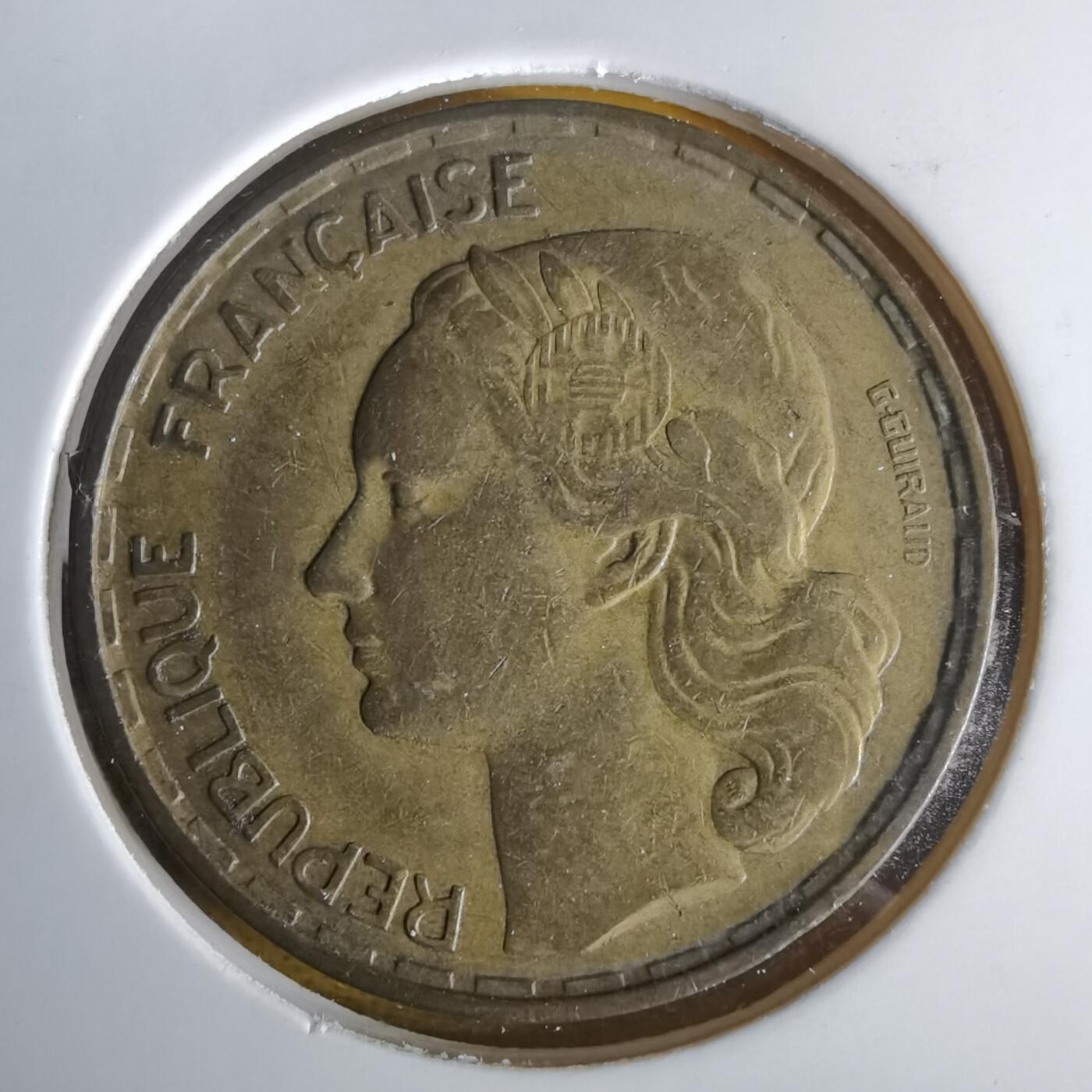 沼泽如烟--第1059场 法国1953年50法郎