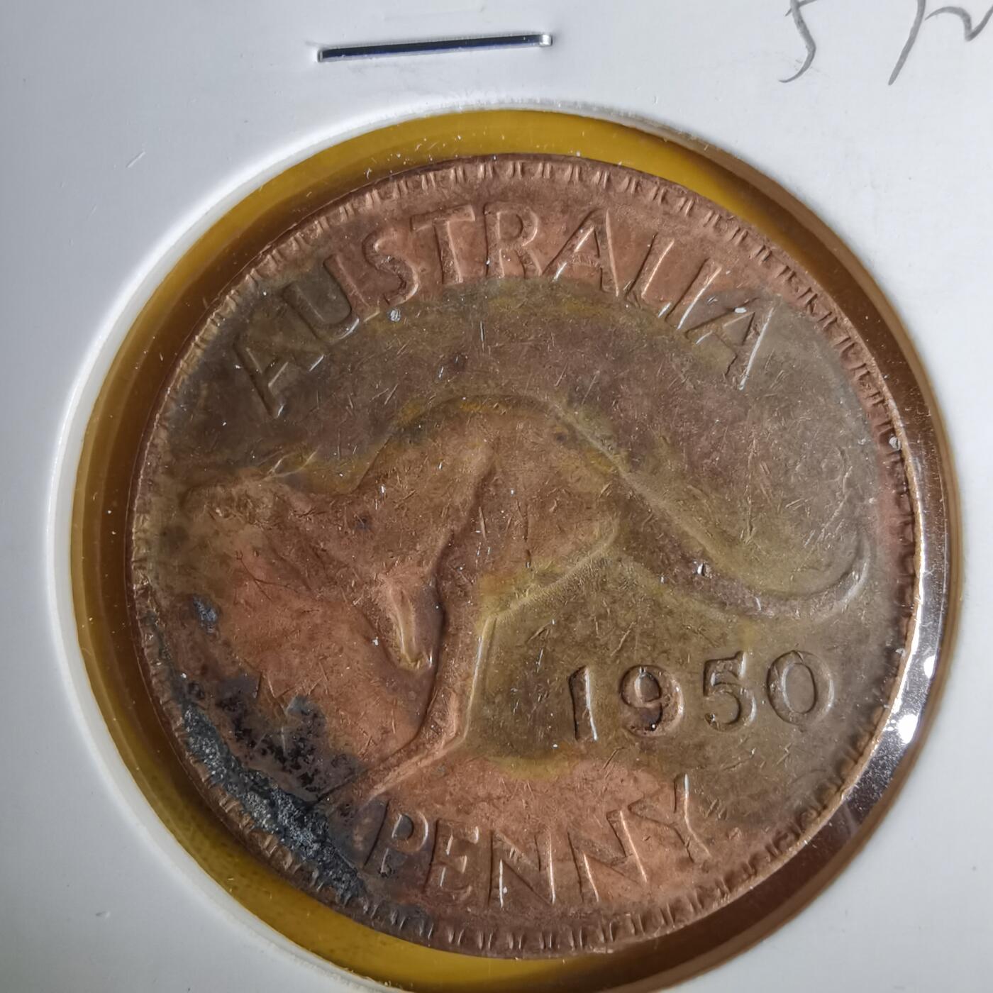 沼泽如烟--第1057场 澳大利亚1950年1便士