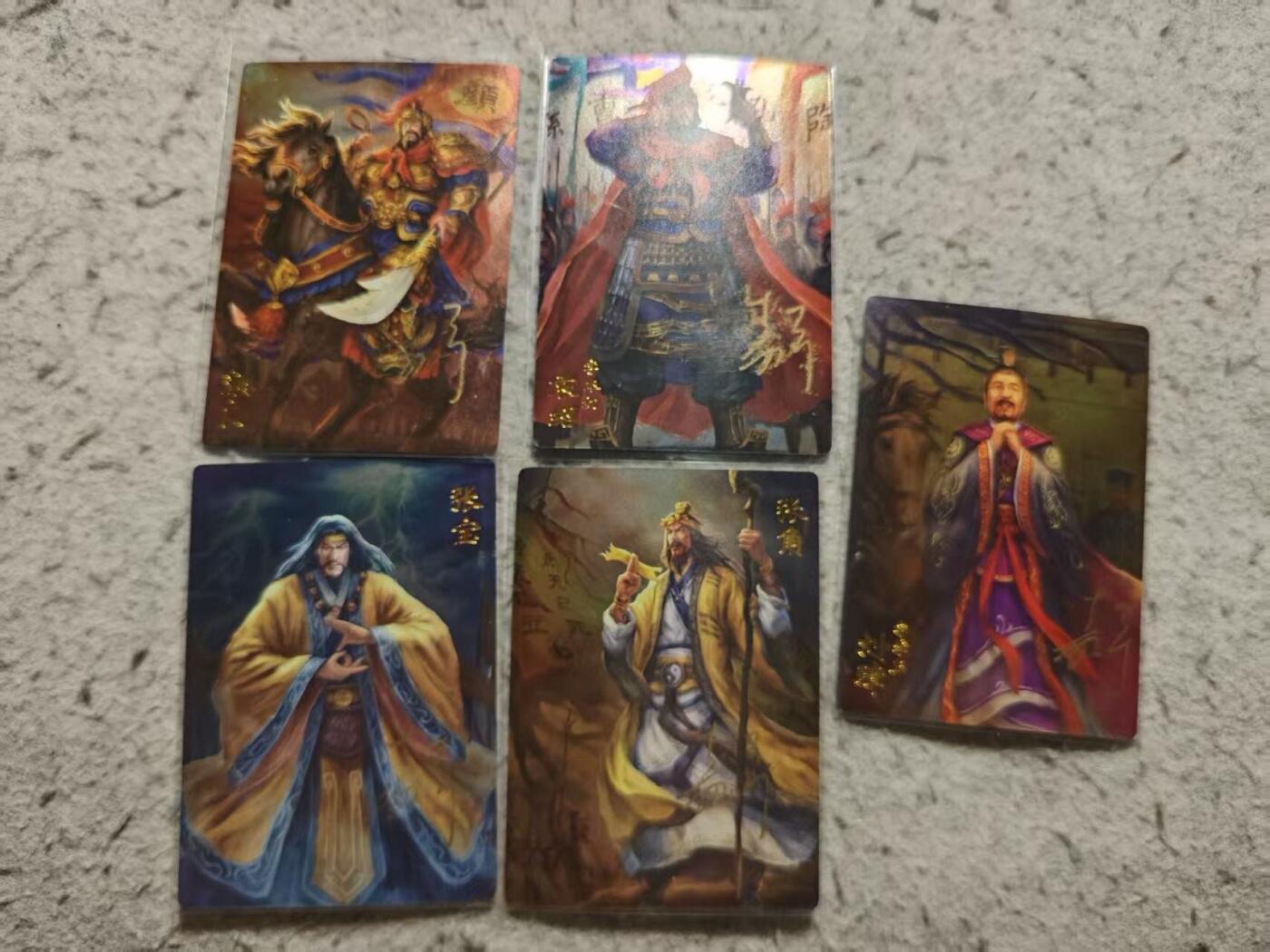 龙虎卡牌-八三场（满200元包邮，无佣金，每周六结拍，欢迎送拍） 【亲签】镜面卡5张 百里卡牌 鞠嘉宁 - 嘉宁三国 (有几个签得不好 有点模糊 打包出)