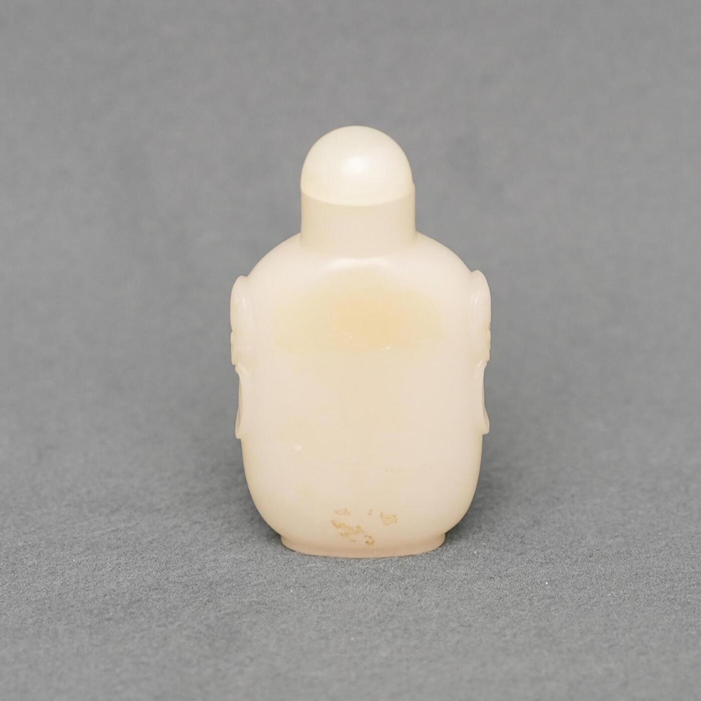 碧月说宝.韫玉流光-南京文物公司明清玉器专场（一） 白玉烟壶