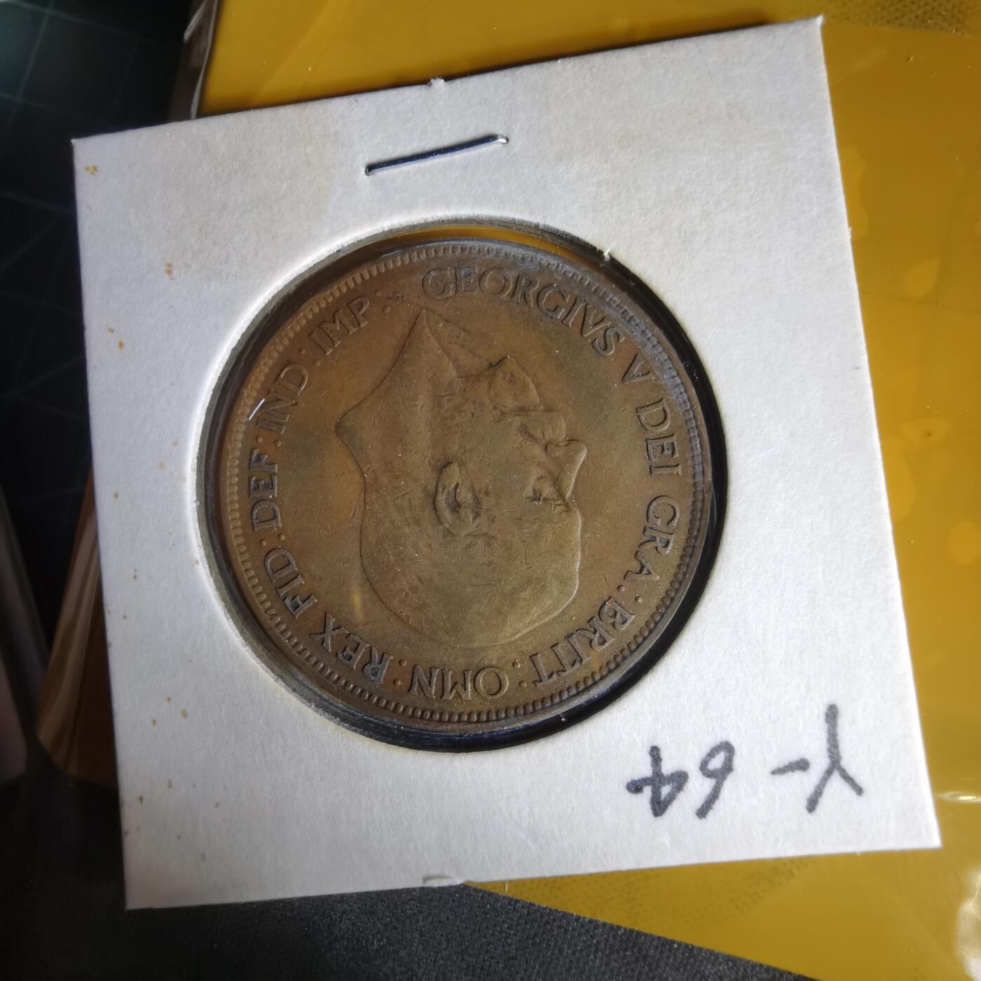 沼泽如烟--第1059场 英国1929年1便士