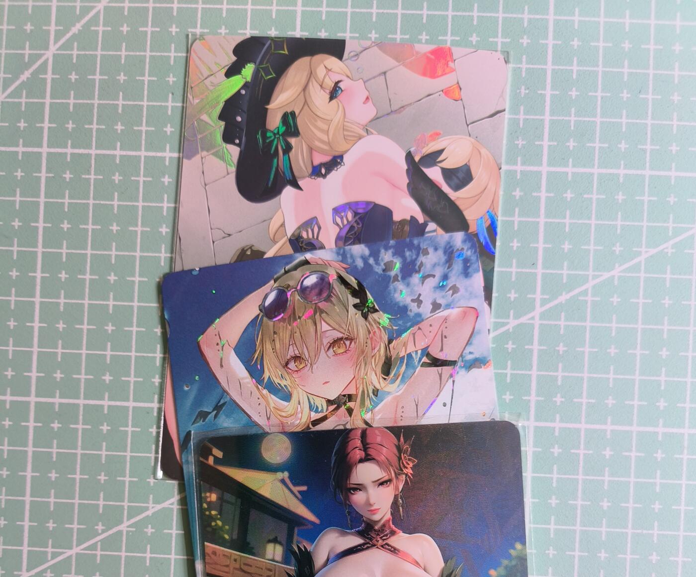 C先生卡牌 第27期 持续收拍品中…零手续费代拍 【彩闪】卡通·动漫·游戏·古风  3张 艺术