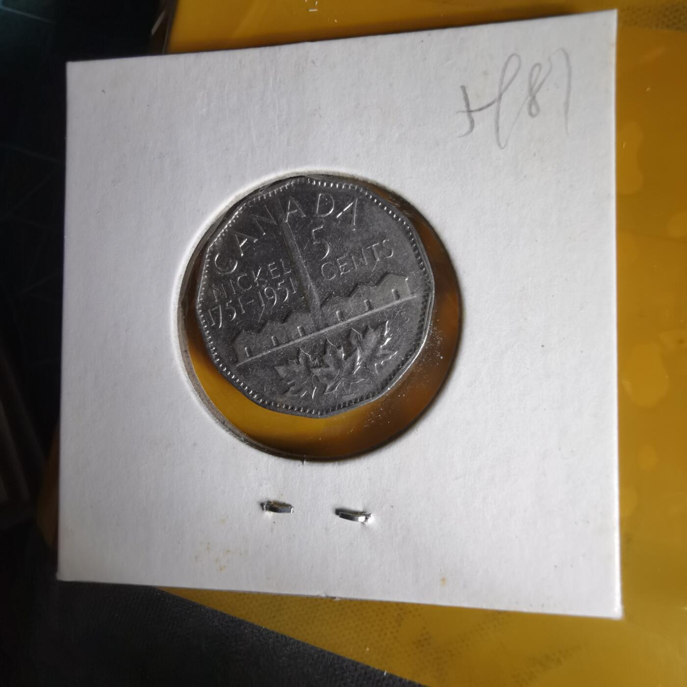 沼泽如烟--第1059场 加拿大1951年五分