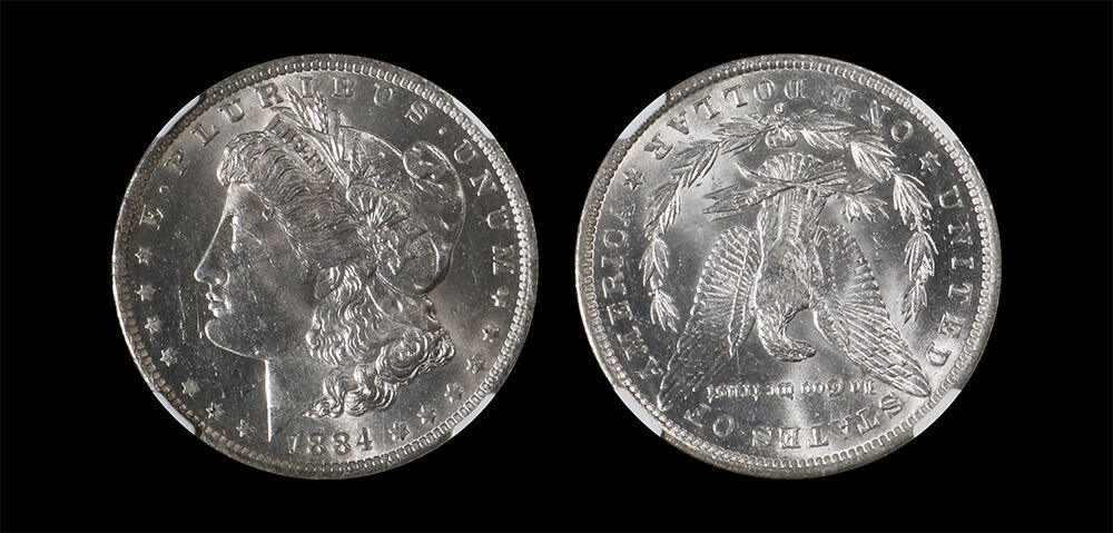 南京三省2026年春季拍卖会 世界币章&现代币 1884年美国摩根银元