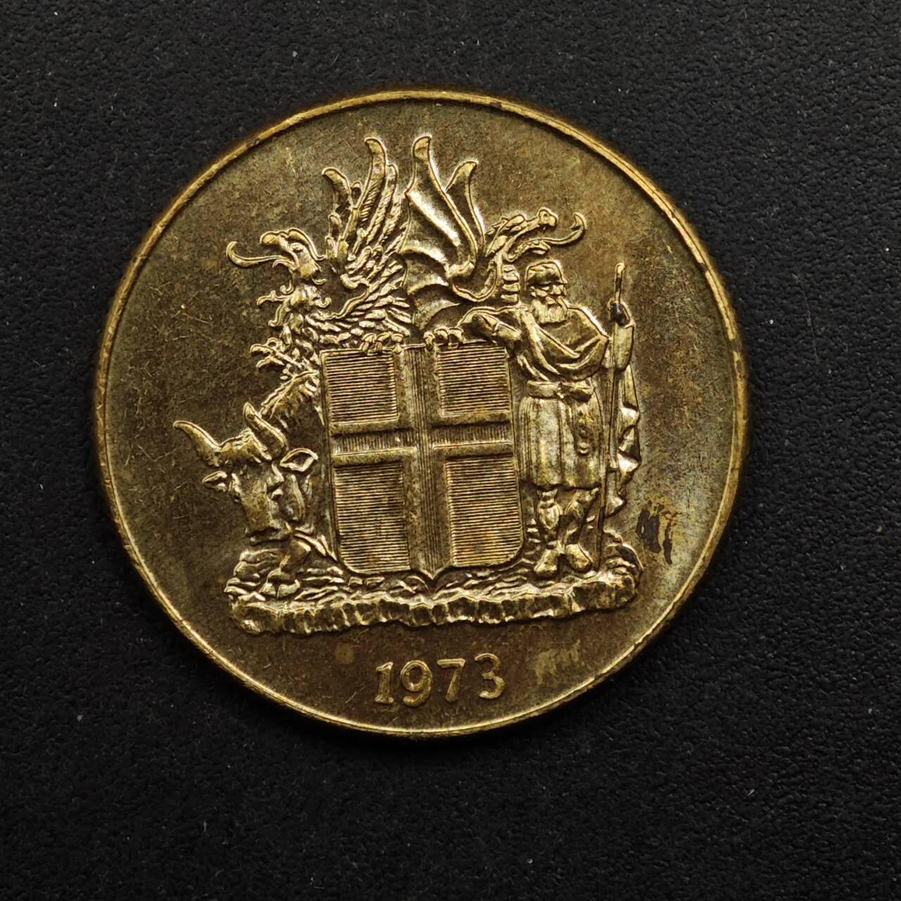 【淘币小摊】实时拍第八百九十二拍   散币场    每周一统一发货 冰岛1973年1克朗铜币