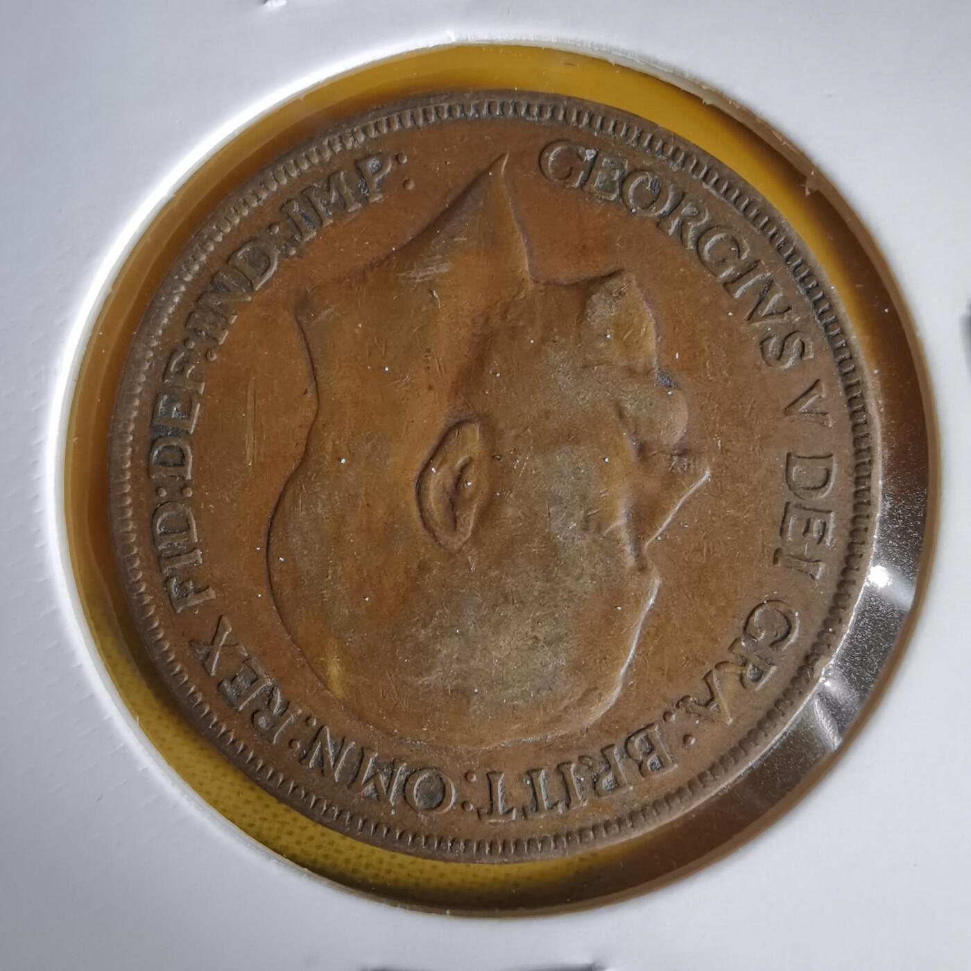 沼泽如烟--第1059场 英国1922年1便士