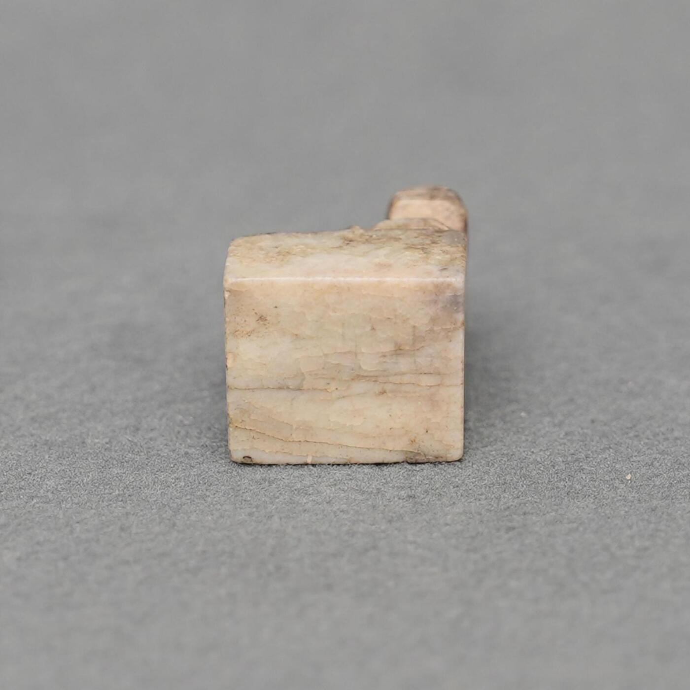  碧月说宝.韫玉流光-南京文物公司明清玉器专场（二） 玉兽钮印